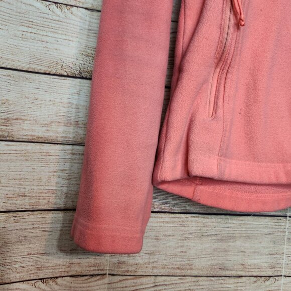 Columbia Womens Jacket Pink Long Sleeve Full Zip Benton Springs Fleece Size M - Picture 5 of 16